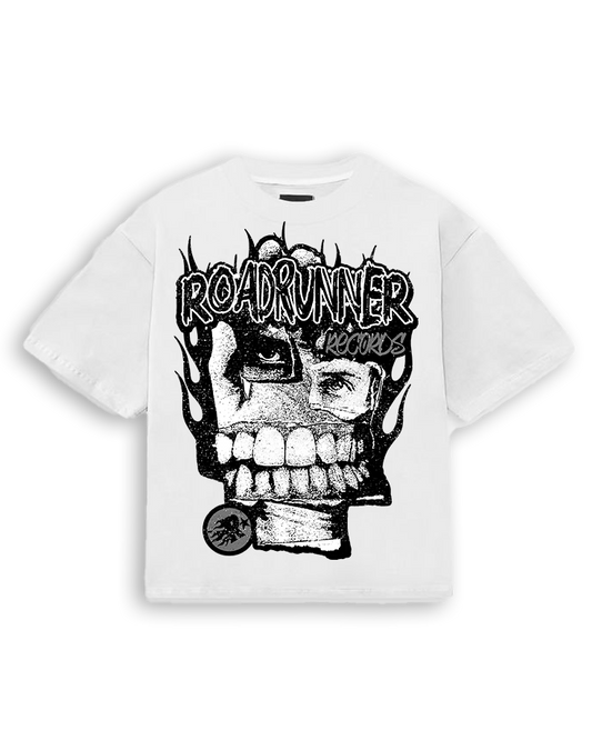 WHITE ROADRUNNER TEE