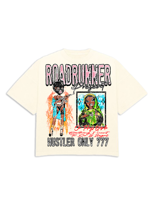 CREME ( HUSTLER ONLY 777 ) TEE